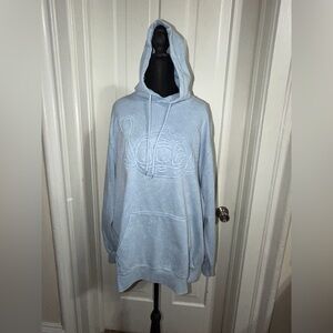 NWT Disney size large Stitch hoodie Light Blue Hoodie Sweater,‎ Lilo and stich